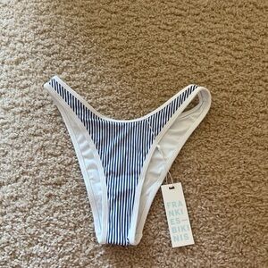 Frankie's Bikinis White Bikini Bottom